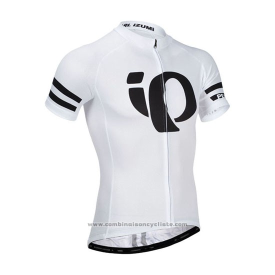 2014 Maillot Cyclisme Pearl Izumi Noir et Blanc Manches Courtes et Cuissard